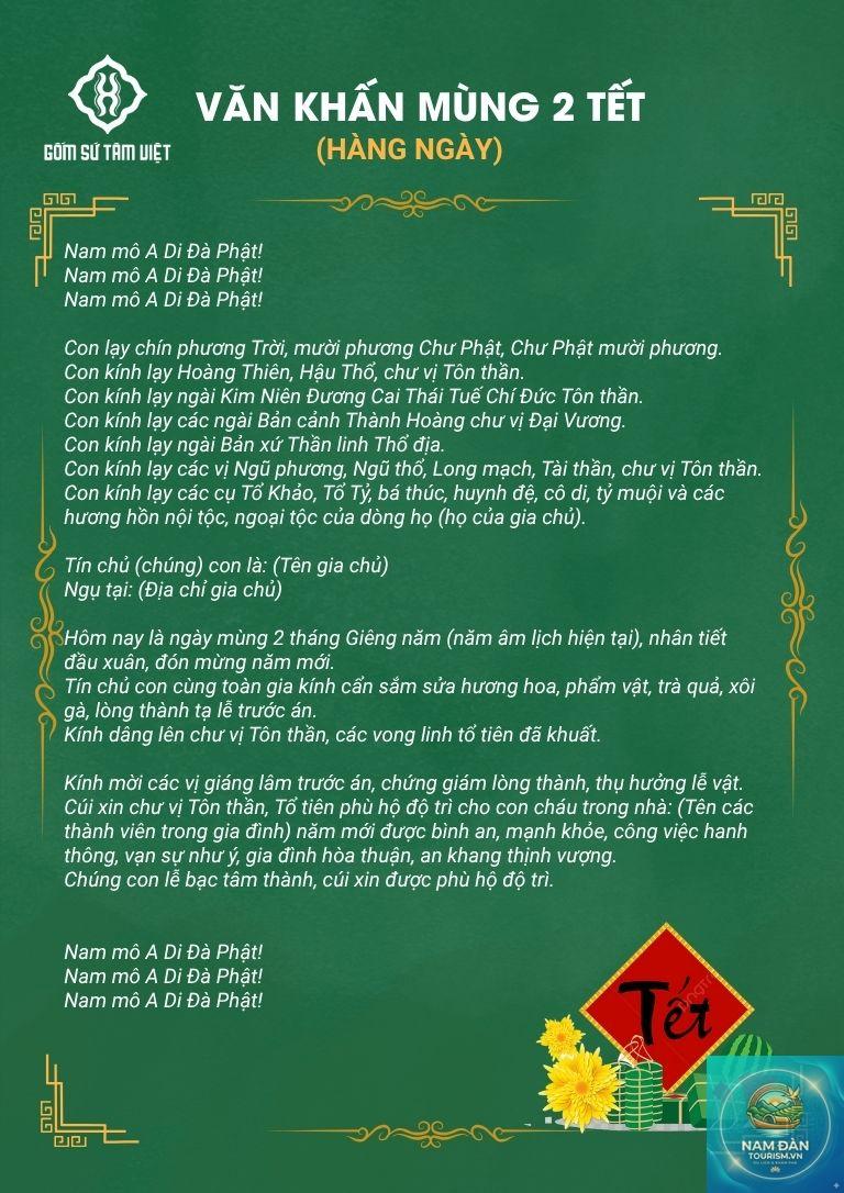 văn khấn gia tiên tết nguyên đán - Hình 2