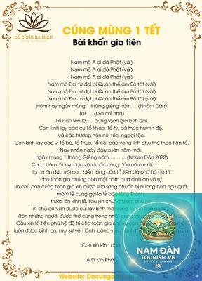 văn khấn gia tiên tết nguyên đán - Hình 3