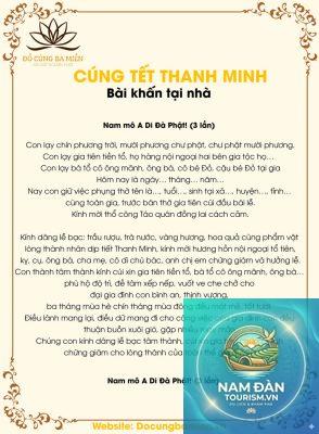 văn khấn gia tiên tết thanh minh - Hình 2