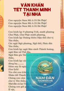 văn khấn gia tiên tết thanh minh