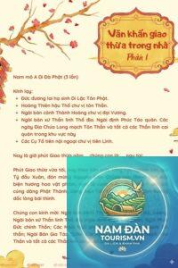 văn khấn giao thừa chuẩn nhất