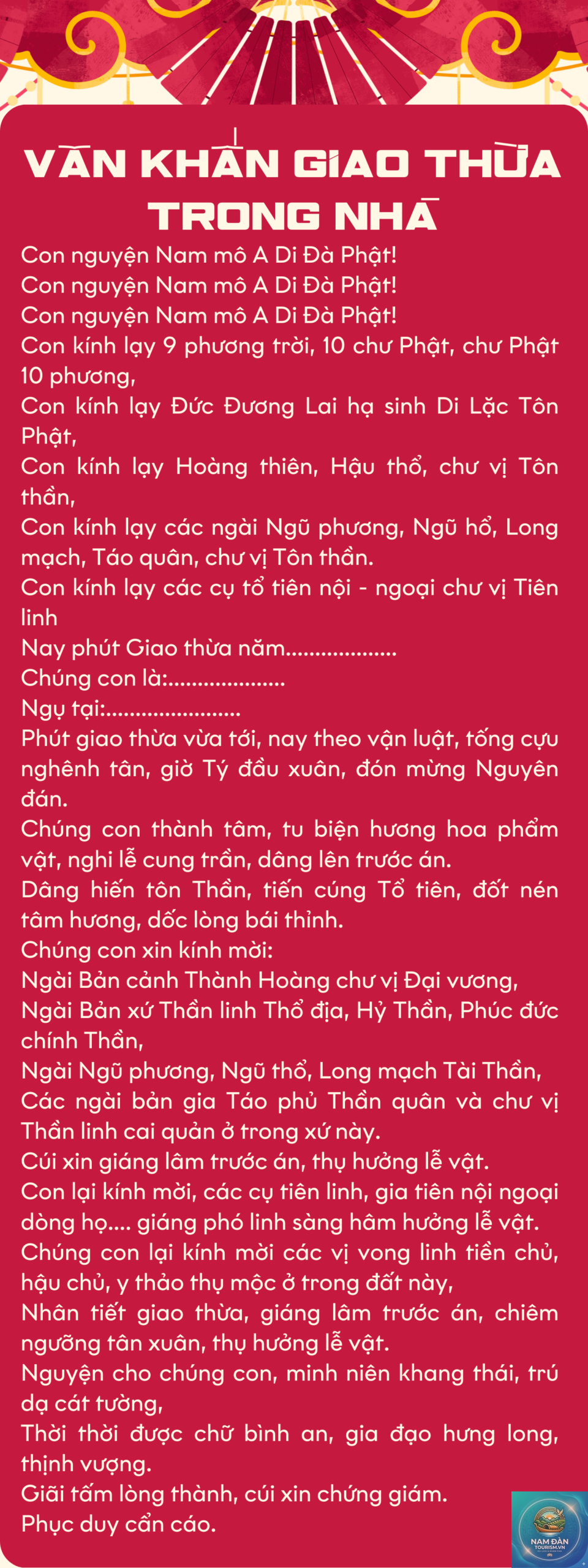 văn khấn giao thừa đầy đủ - Hình 1