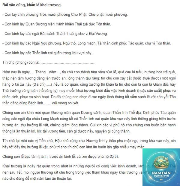 văn khấn khai trương buôn bán - Hình 5