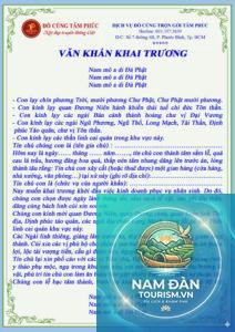 văn khấn khai trương quán ăn