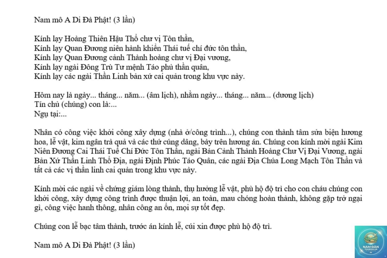 văn khấn khởi công xây dựng - Hình 3