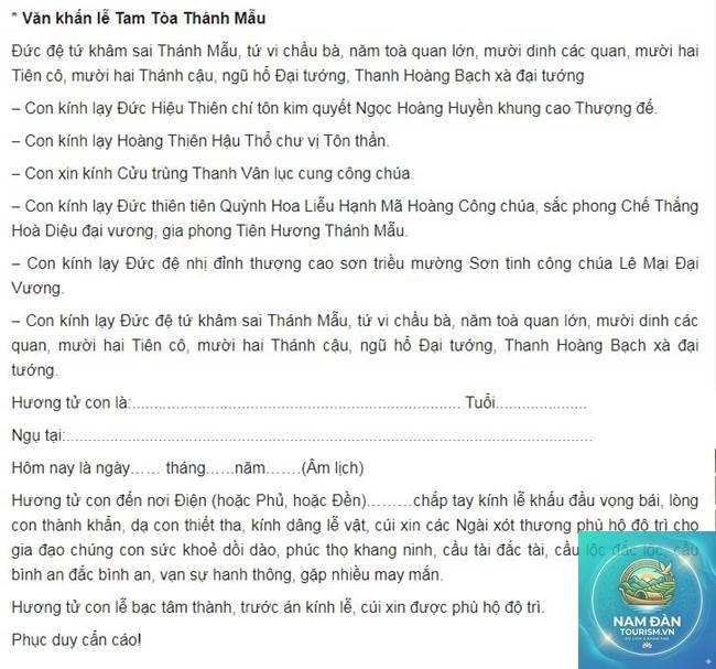 văn khấn lễ hội đền - Hình 2