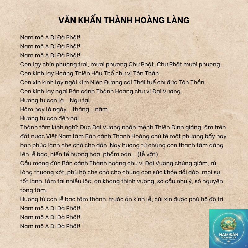 văn khấn lễ hội đình làng - Hình 2