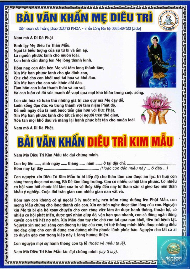 văn khấn mẫu địa