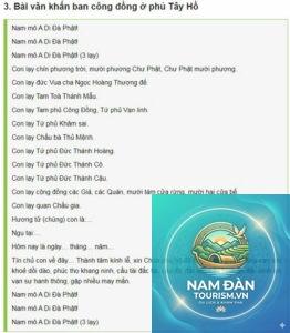 văn khấn mẫu liễu hạnh