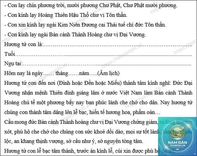 văn khấn miếu cầu may - Hình 3