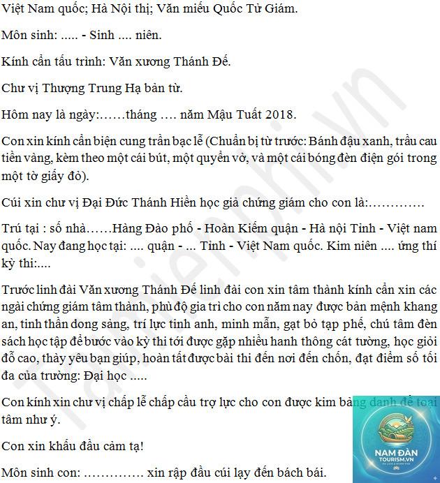 văn khấn miếu đầu năm - Hình 2