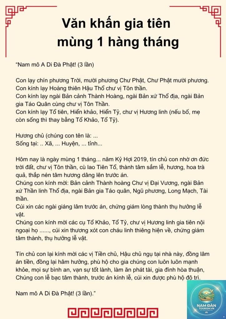 văn khấn miếu mùng 1 - Hình 3