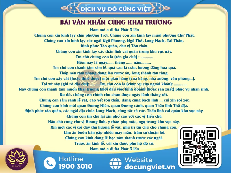 văn khấn mở hàng đầu năm - Hình 3