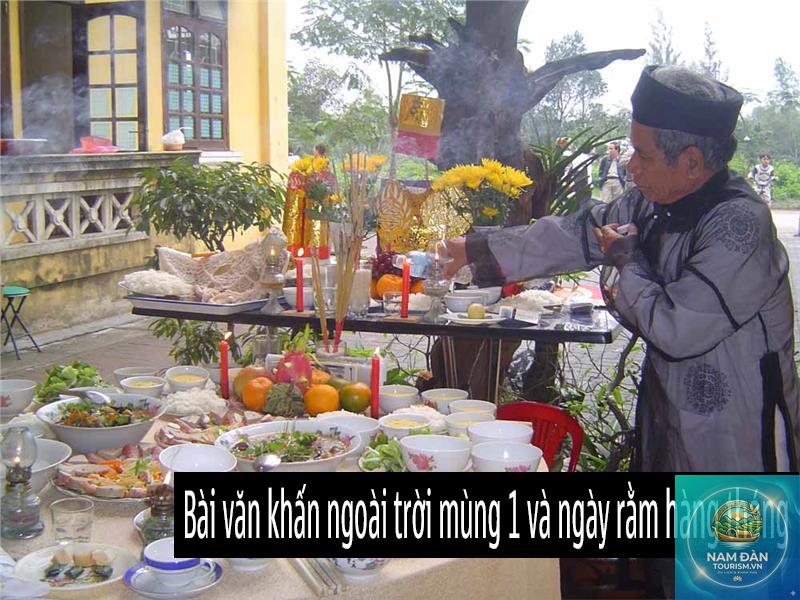 văn khấn mùng 1 ngoài trời - Hình 3