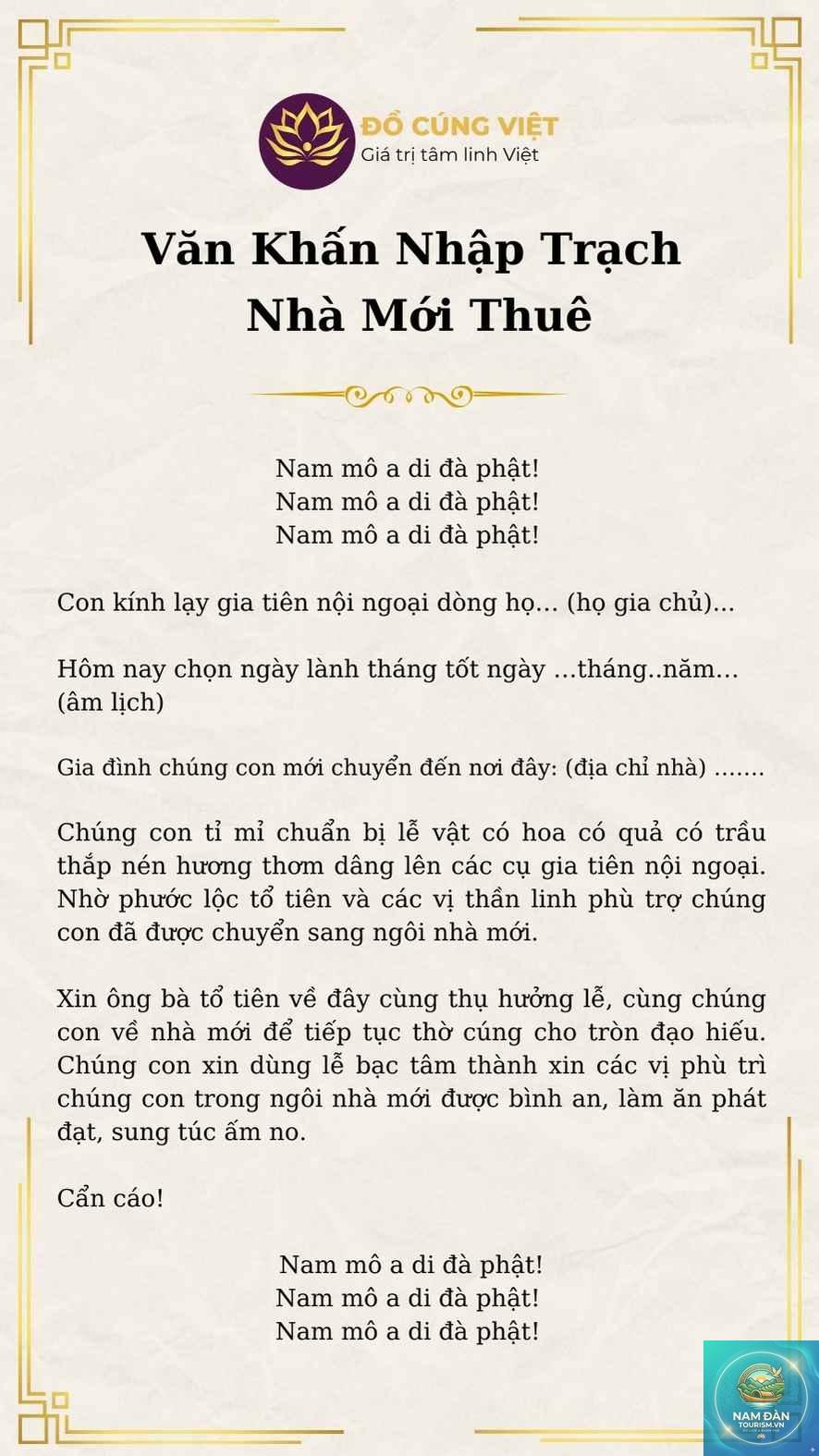 văn khấn nhập trạch đơn giản - Hình 2