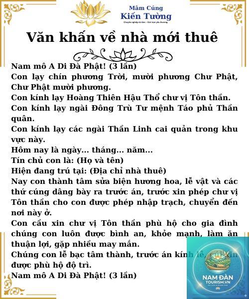 văn khấn nhập trạch nhà thuê - Hình 5