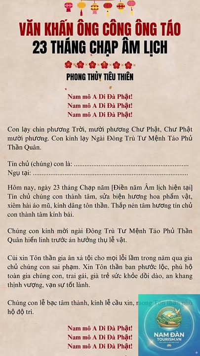 văn khấn ông công ông táo - Hình 3