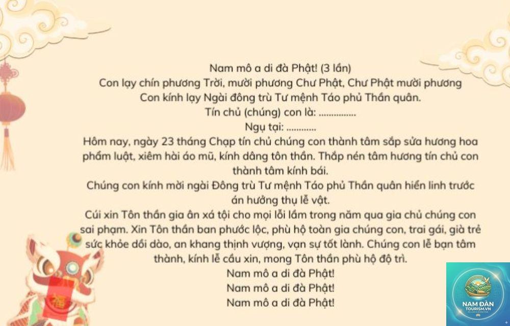 văn khấn ông táo đầy đủ - Hình 2
