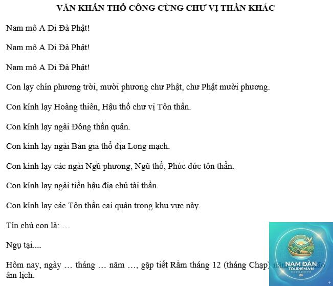 văn khấn rằm âm lịch - Hình 3