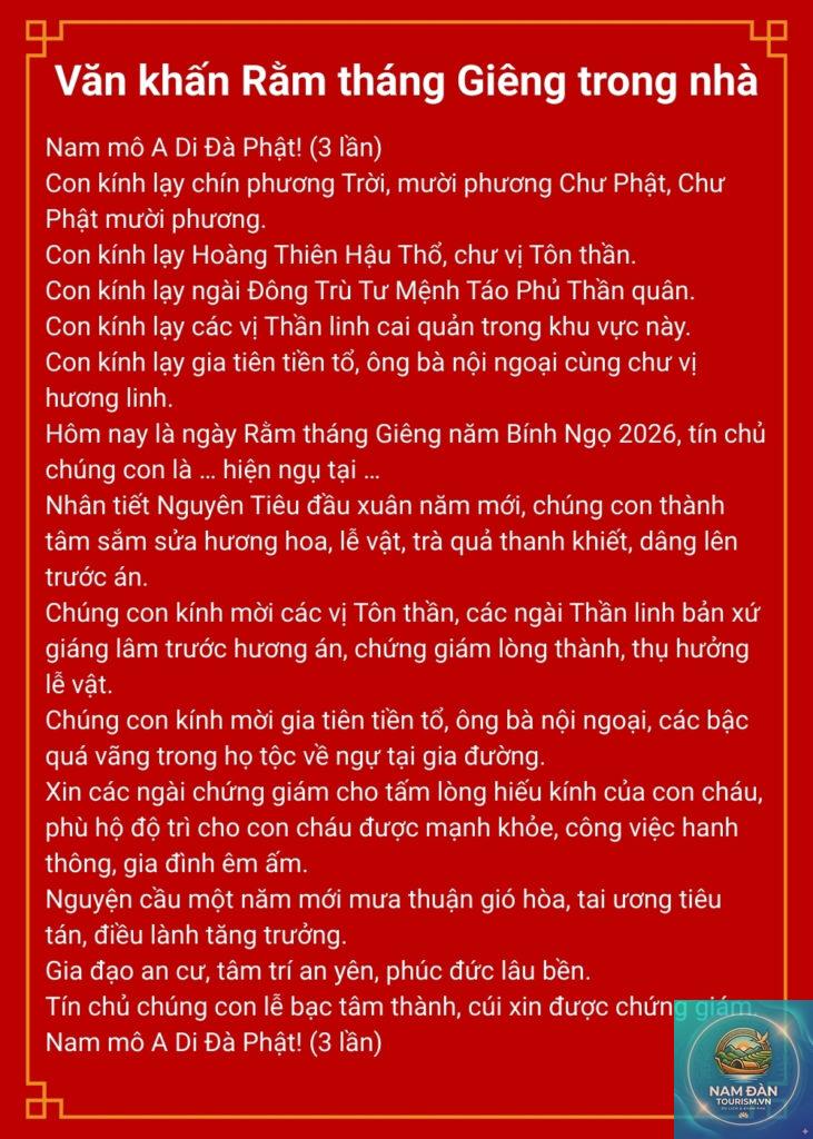 văn khấn rằm tháng giêng cầu an - Hình 1
