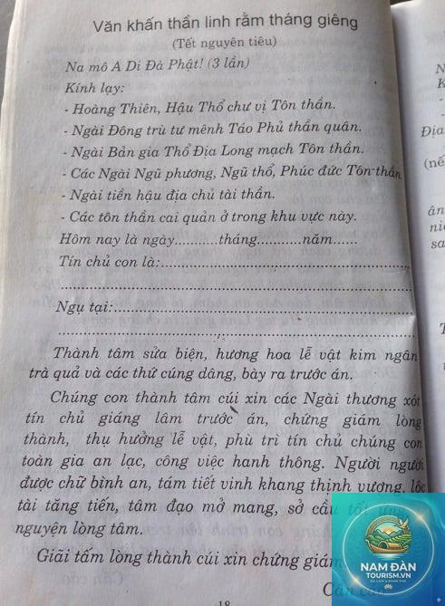 văn khấn rằm tháng giêng thần linh - Hình 2