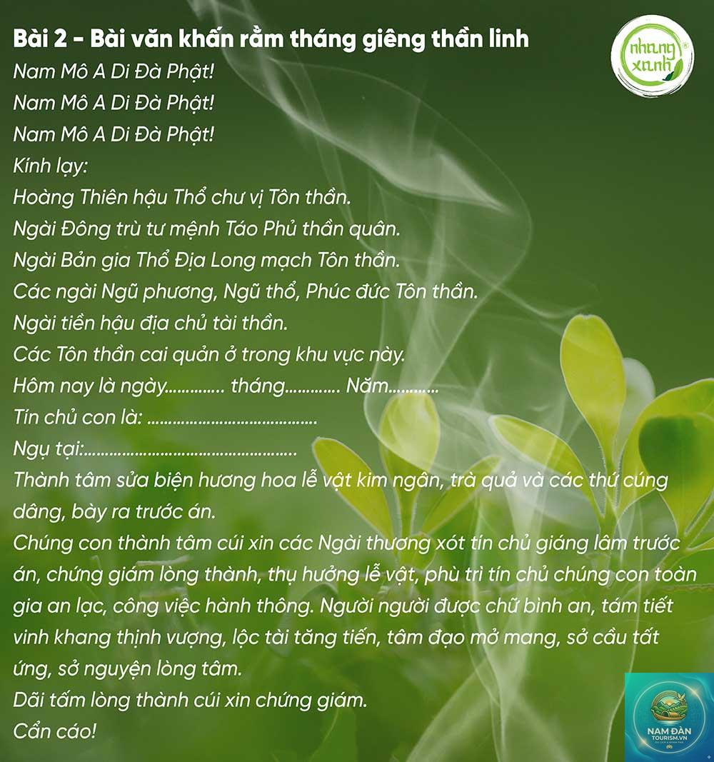 văn khấn rằm tháng giêng thần linh - Hình 1