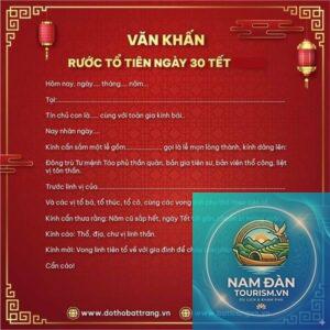 văn khấn rước tổ tiên ngày tết