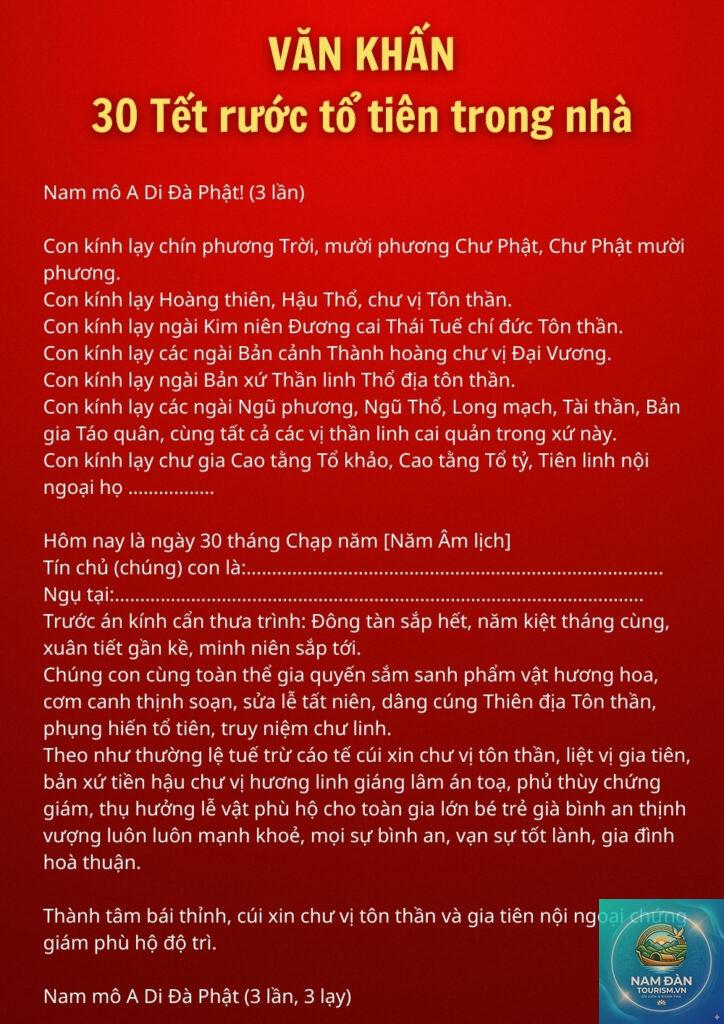 văn khấn rước tổ tiên ngày tết - Hình 3