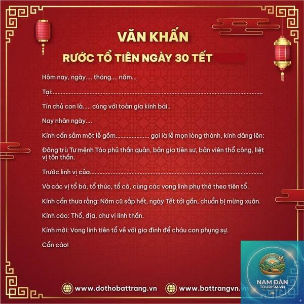 văn khấn rước tổ tiên ngày tết - Hình 1