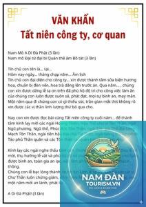 văn khấn tất niên cơ quan