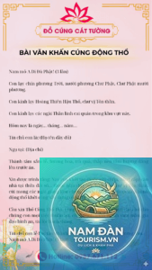 văn khấn thần linh động thổ