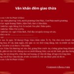 Văn khấn thần linh giao thừa chuẩn nhất: Bài cúng đêm trừ tịch chi tiết cho gia chủ văn khấn thần linh giao thừa