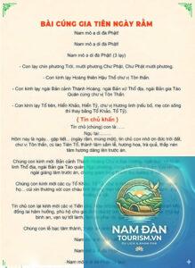văn khấn thần linh ngày rằm
