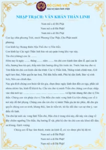văn khấn thần linh nhập trạch