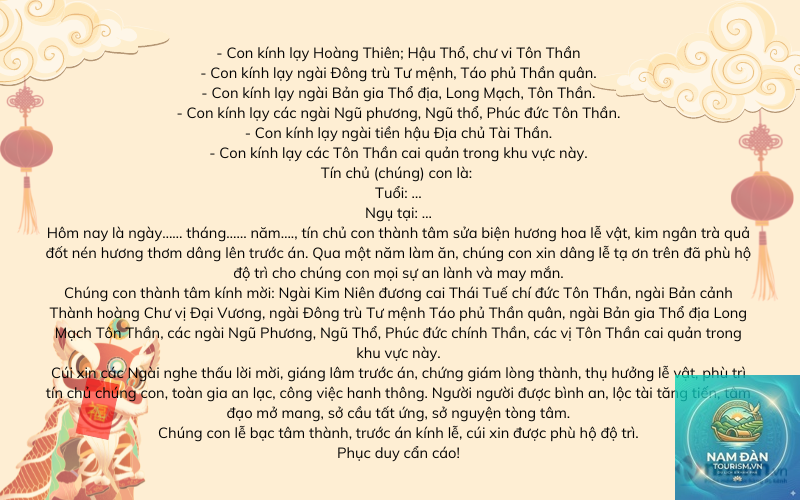 văn khấn thần linh tất niên - Hình 4