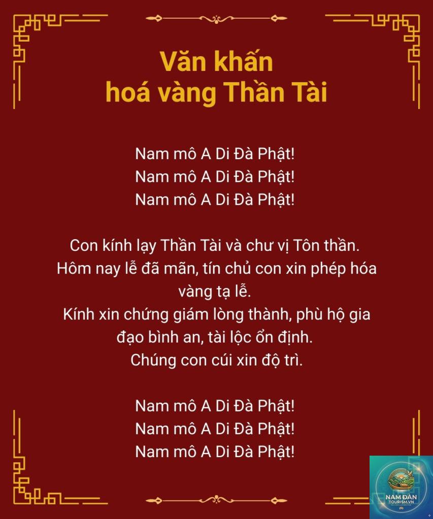văn khấn thần tài cổ truyền - Hình 2