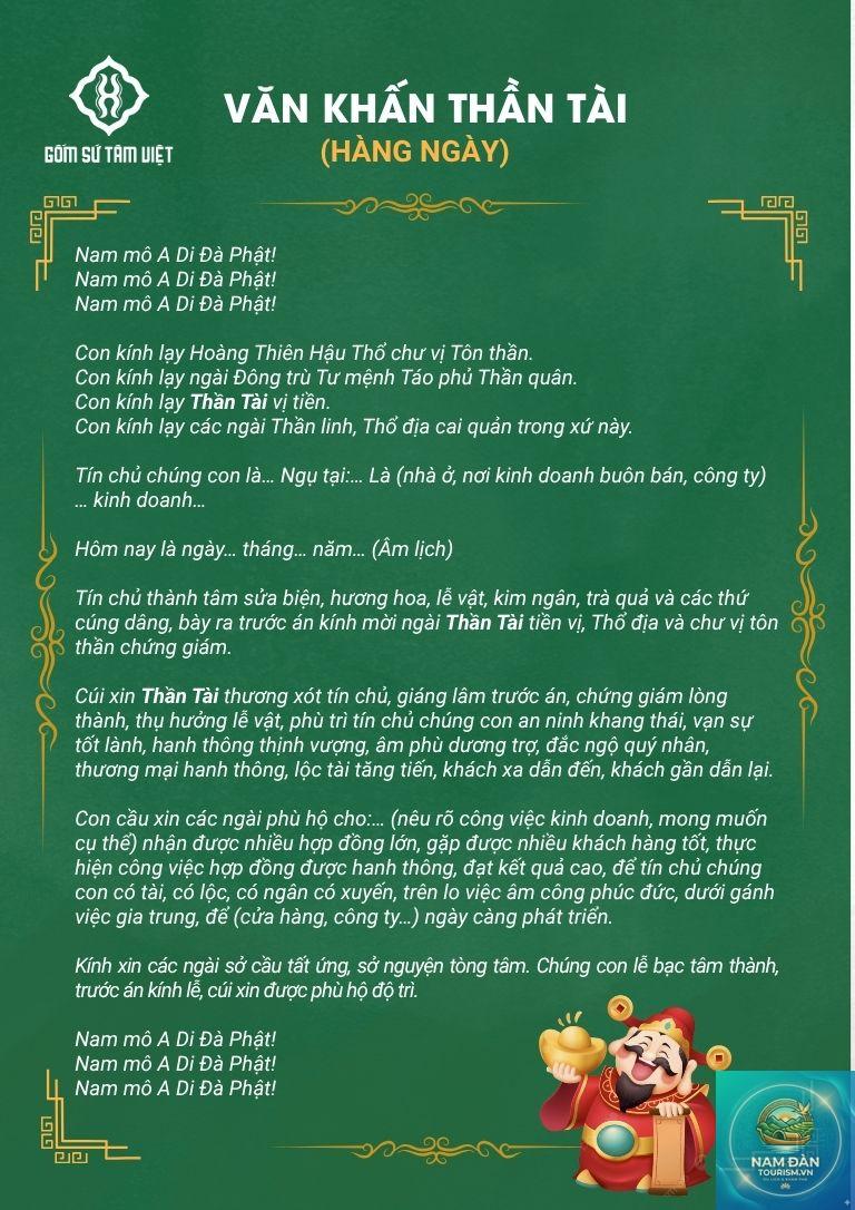 văn khấn thần tài cuối năm - Hình 3