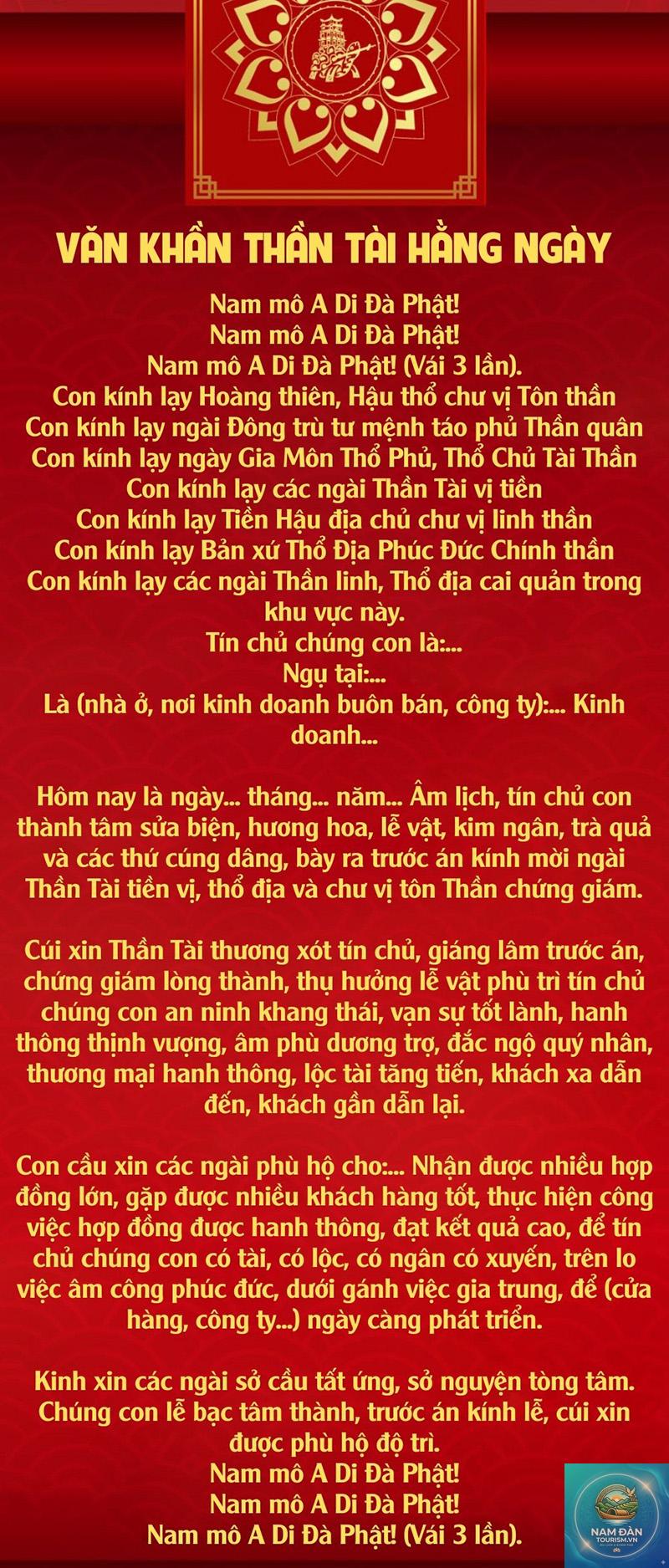 văn khấn thần tài hàng ngày - Hình 3