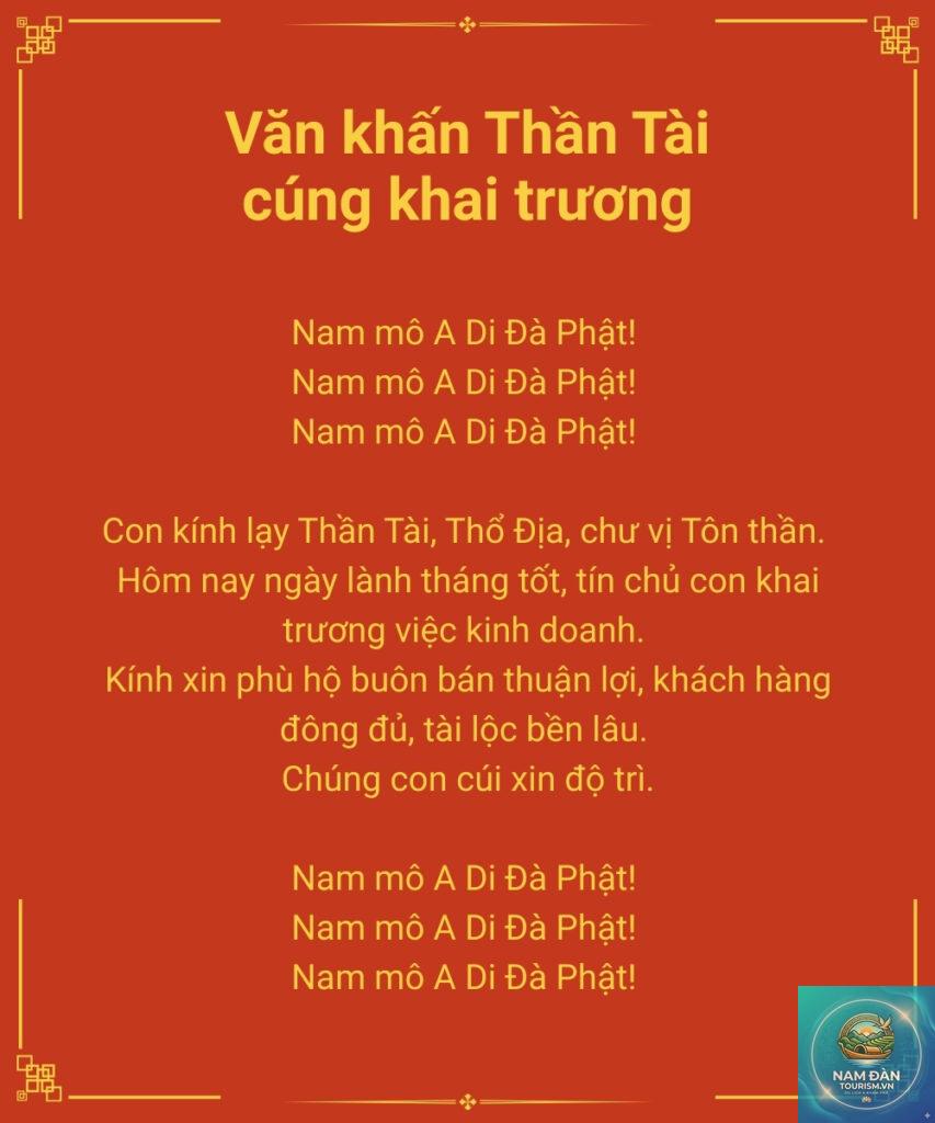 văn khấn thần tài khai trương - Hình 2