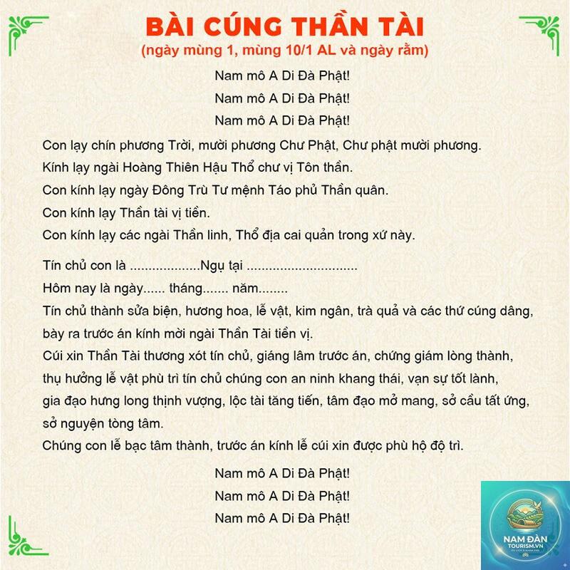 văn khấn thần tài kinh doanh - Hình 4