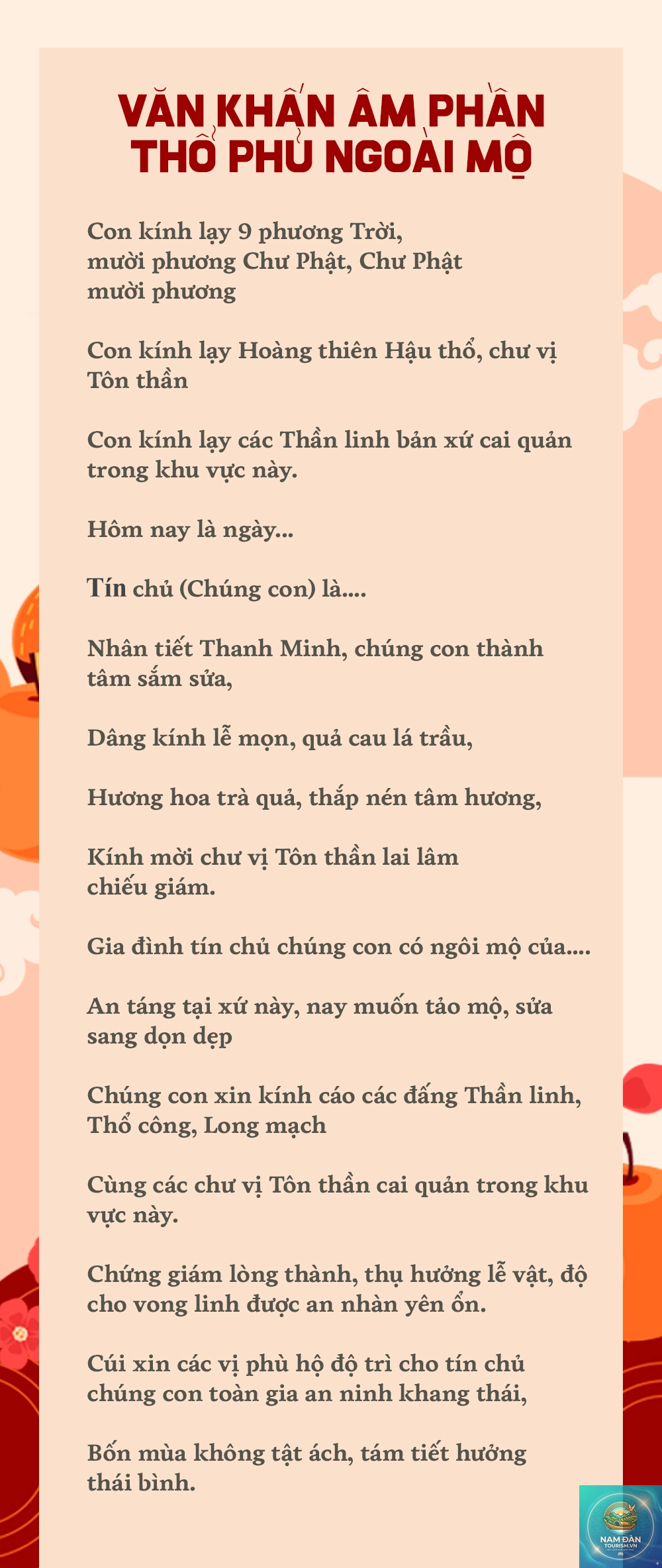 văn khấn thanh minh ngoài mộ - Hình 3