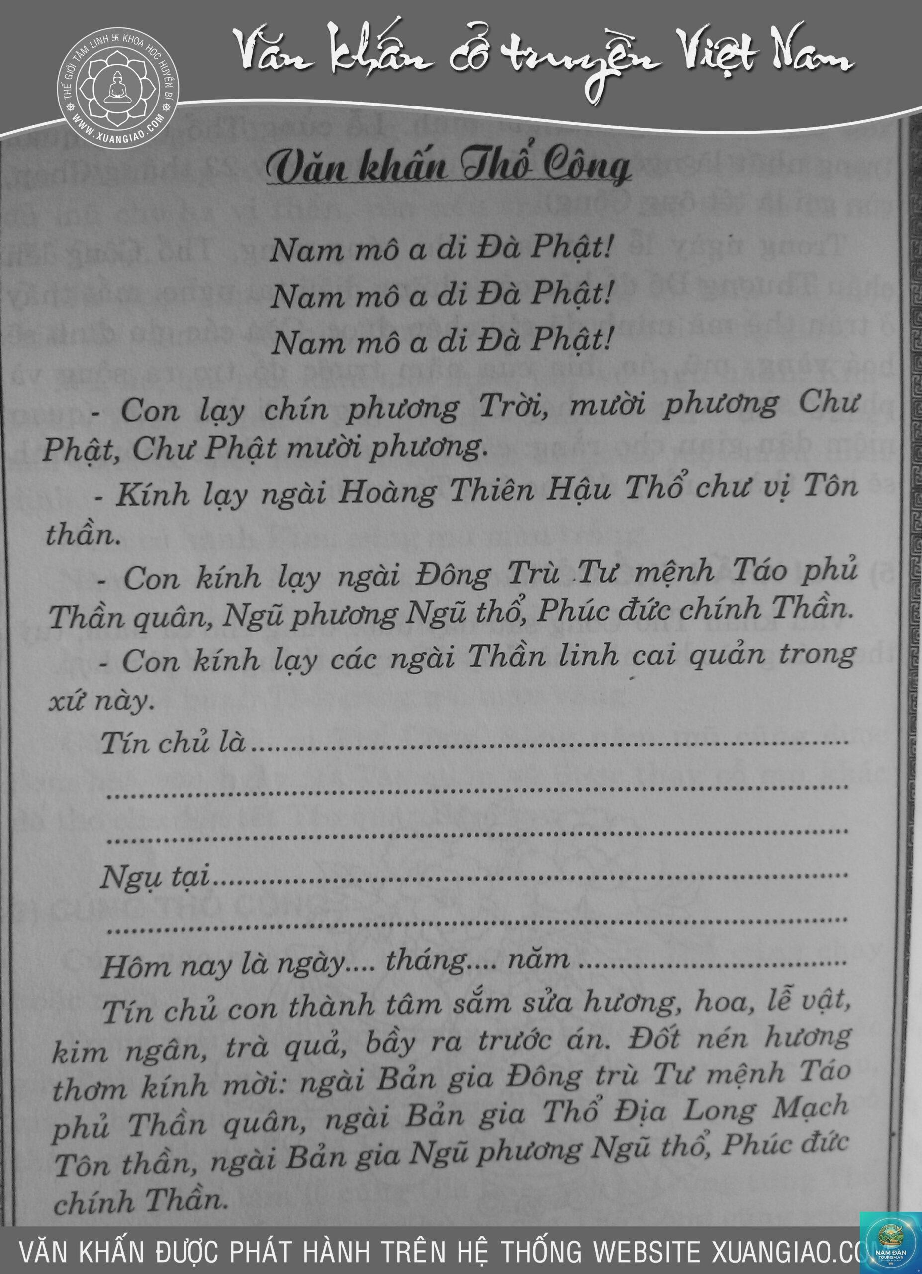 văn khấn thổ công - Hình 4