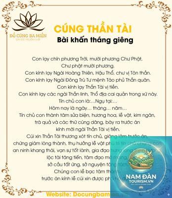 văn khấn vía thần tài ngắn gọn - Hình 3
