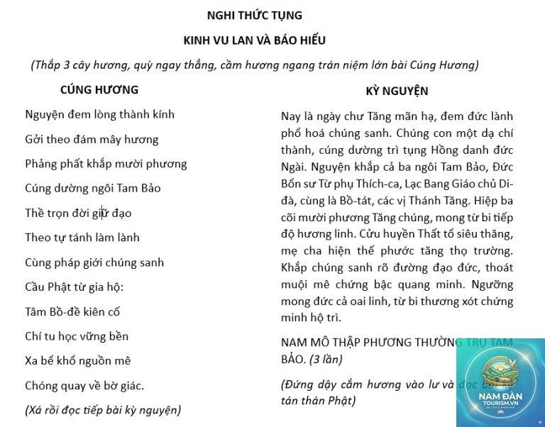 văn khấn vu lan báo hiếu - Hình 3