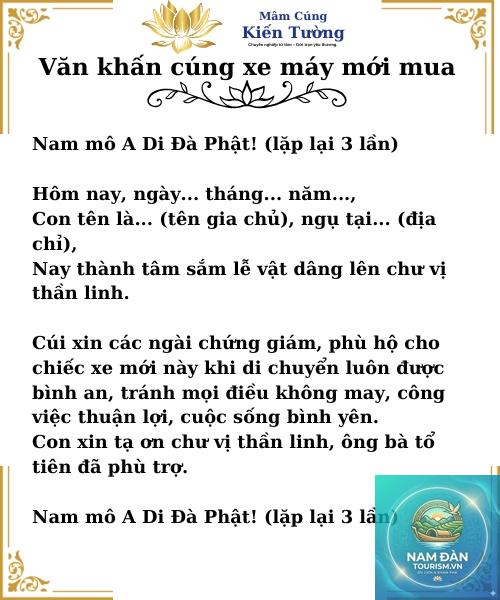 văn khấn xe dịch vụ - Hình 4