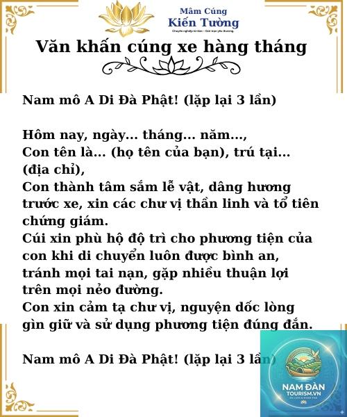 văn khấn xe khách - Hình 3