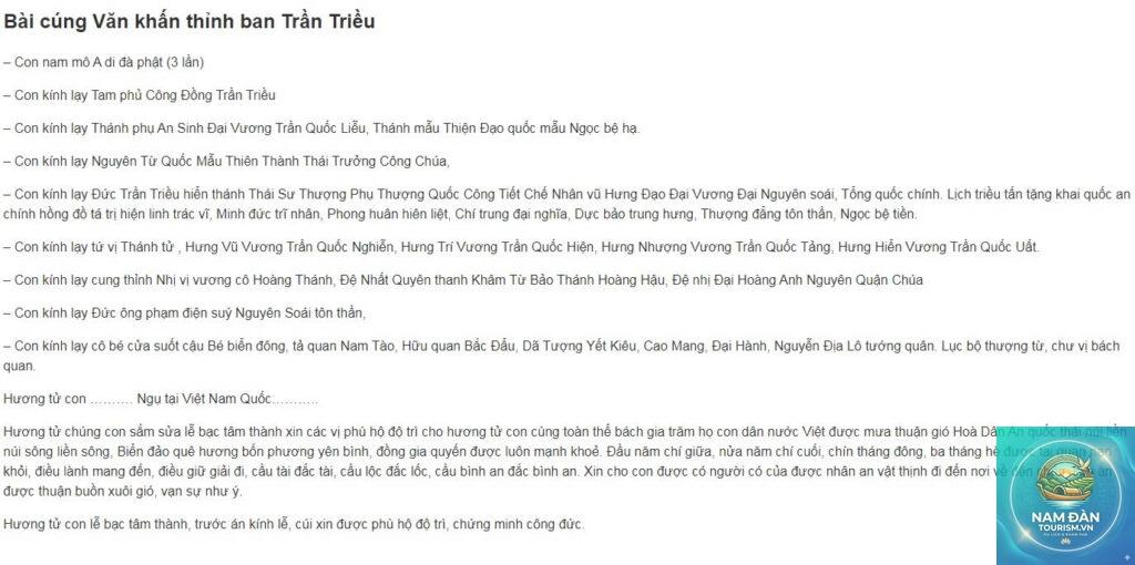 văn khấn xin ấn đền