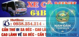 xe khách cần thơ đồng tháp