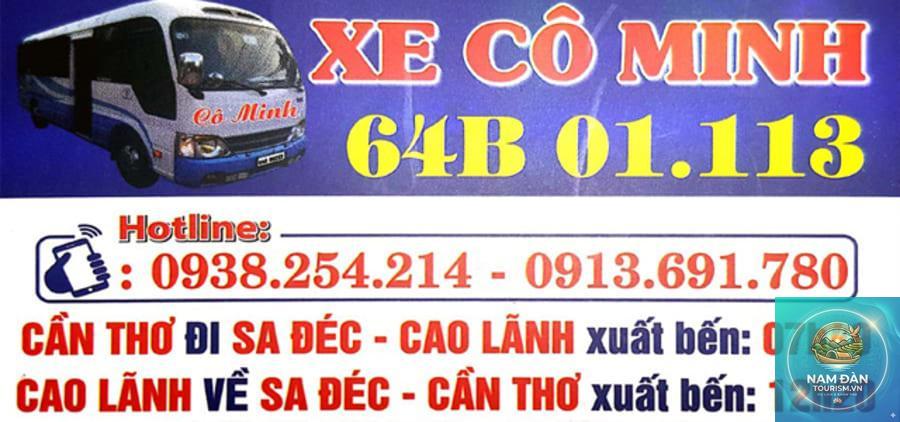 xe khách cần thơ đồng tháp