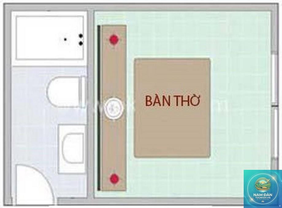 bàn thờ có nên đặt gần nhà vệ sinh - Hình 2